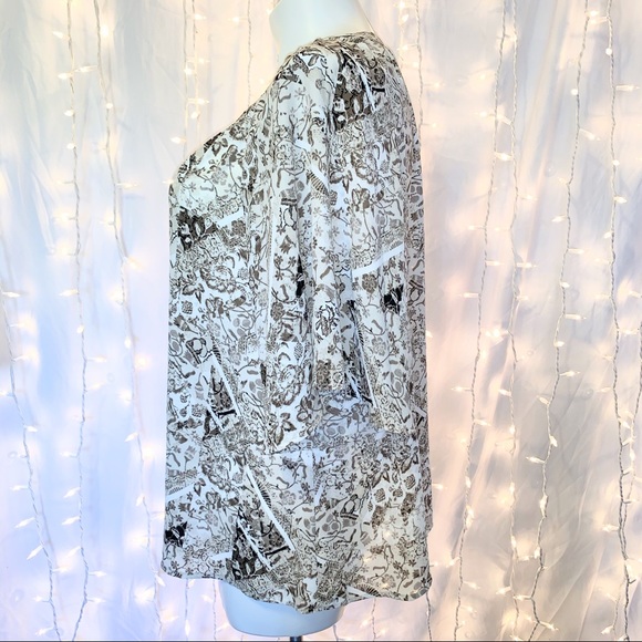 STYLE & CO ⭐️ Loose Fit Embellished Tunic Blouse - Picture 5 of 7